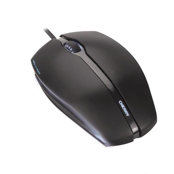 Cherry  GENTIX CORDED ILLUMINATED Maus, Schwarz, USB 