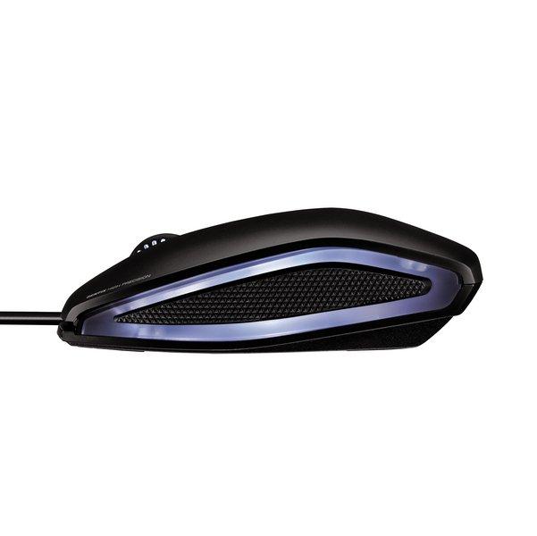 Cherry  GENTIX CORDED ILLUMINATED MOUSE, Souris rétroéclairée, noir, USB 