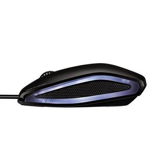 Cherry  GENTIX CORDED ILLUMINATED MOUSE, Souris rétroéclairée, noir, USB 