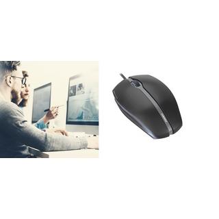 Cherry  GENTIX CORDED ILLUMINATED Maus, Schwarz, USB 