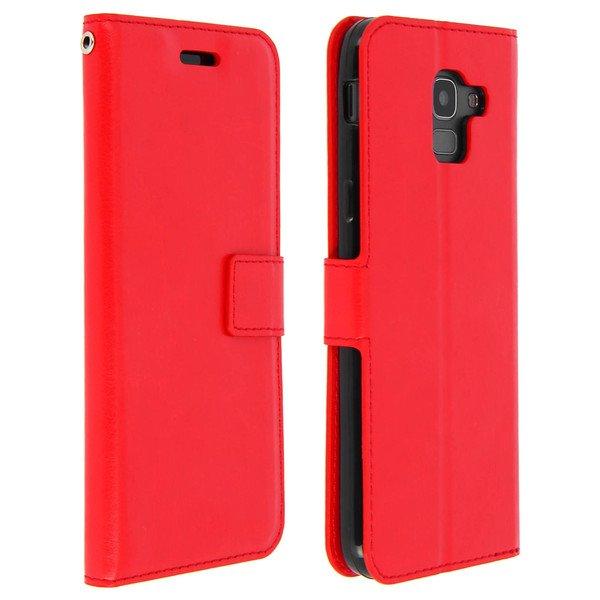 Avizar  Samsung Galaxy J6 Vintage Case Rot 