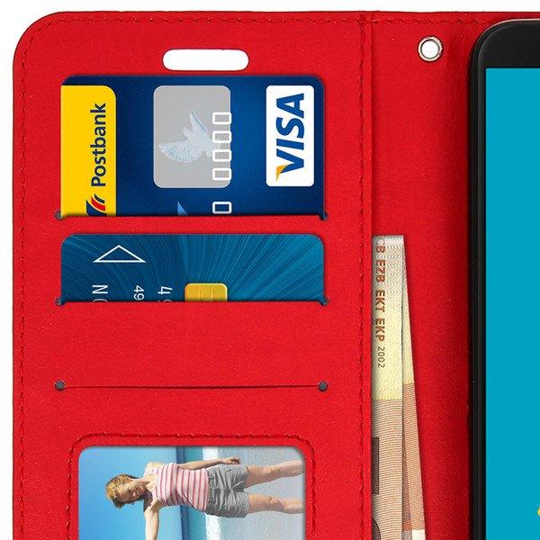 Avizar  Samsung Galaxy J6 Vintage Case Rot 