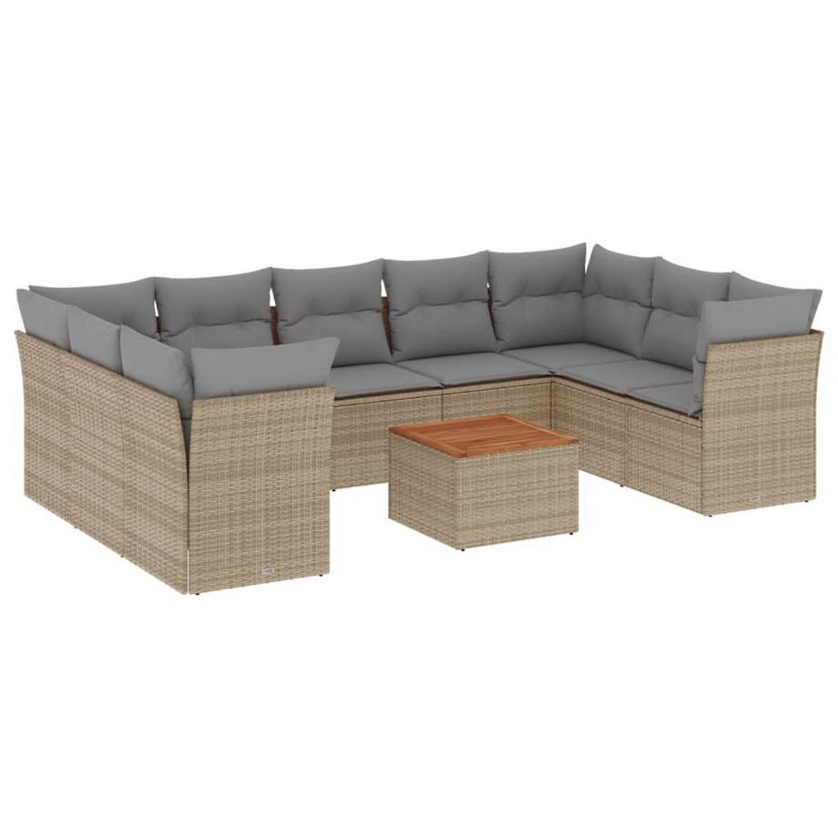 VidaXL Garten sofagarnitur poly-rattan  