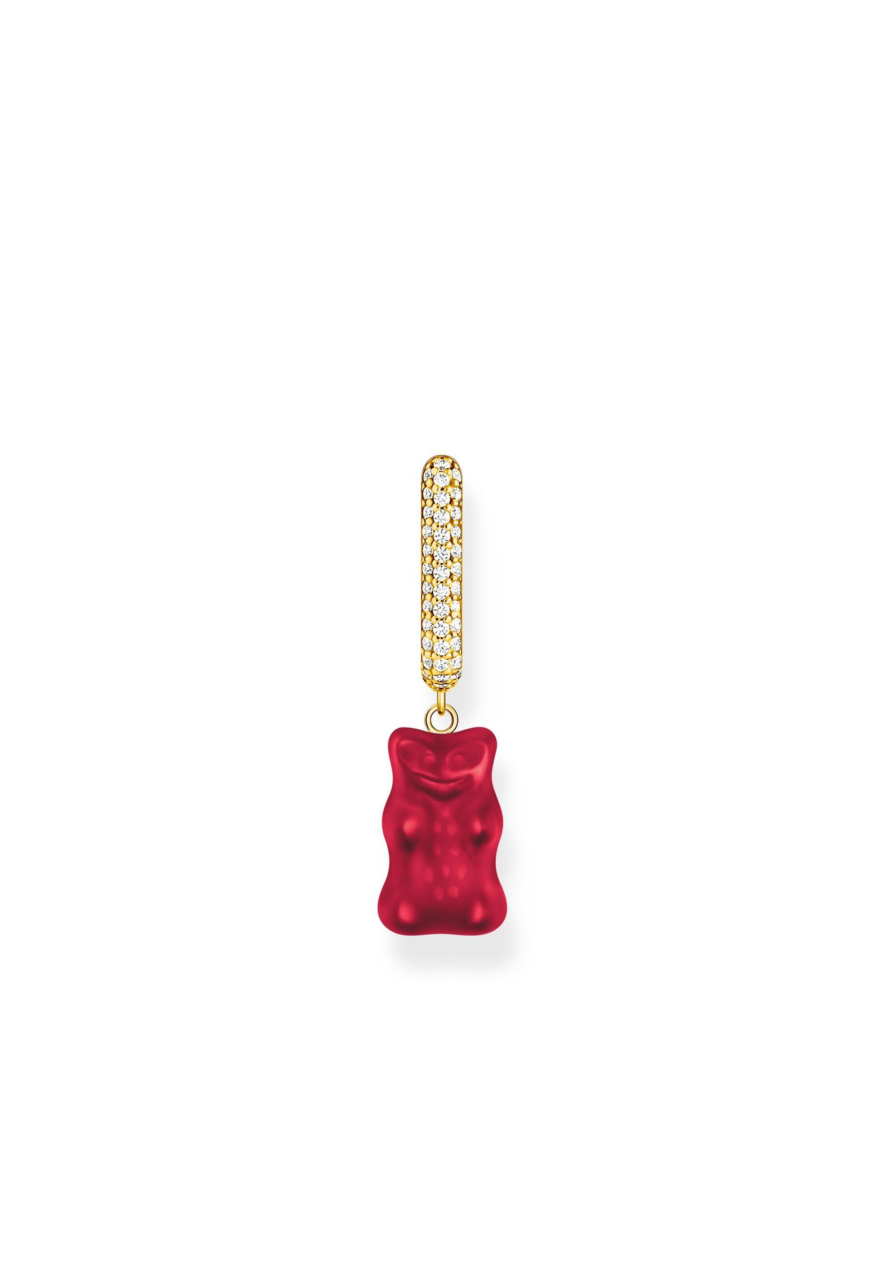 Thomas Sabo  Einzel Creole HARIBO Rot Goldbär 