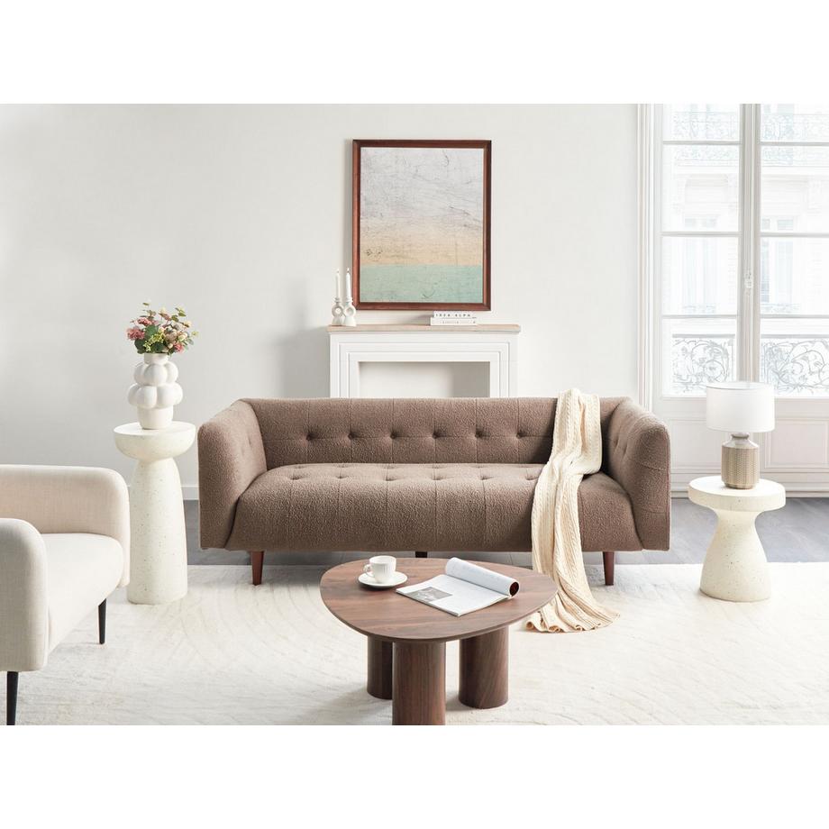 Beliani 3 Sitzer Sofa aus Bouclé  BYSKE  