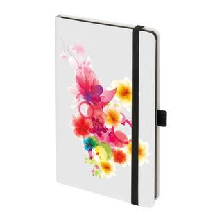 Biella Carnet de notes Kompagnon White Trend 2020, 12,5 x 19,5 cm, pointé - Multicolores  