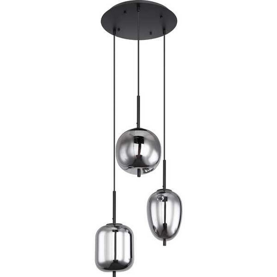 mutoni Hängeleuchte Blacky Metall  3xE14  