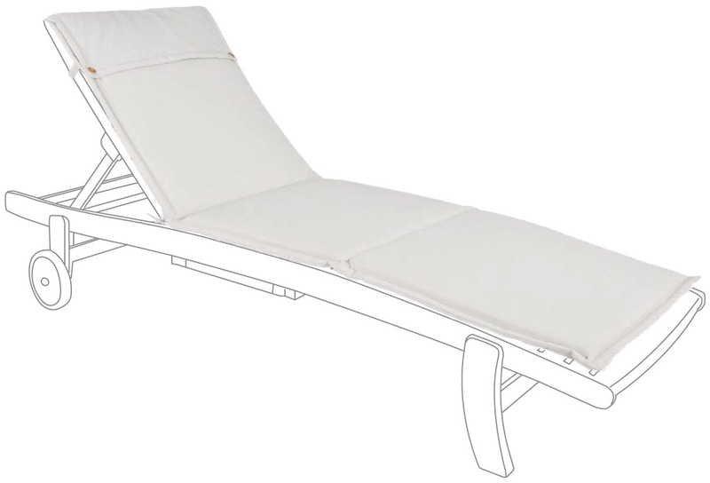 Image of Gartenkissen Naturale Sonneliege Poly 64x190 Gartenkissen Naturale Sonneliege Poly 64x190