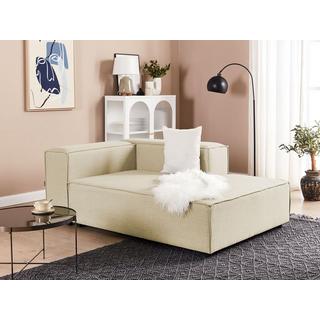 Beliani Chaise longue en Lin Moderne APRICA  