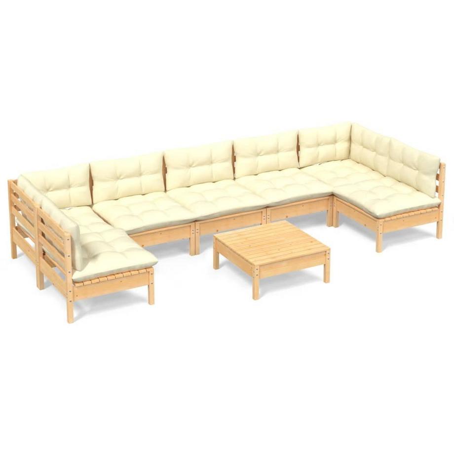 set salotto da giardino Legno di pino