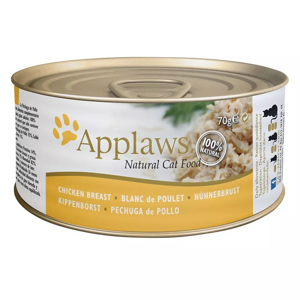 Applaws Nourriture humide pour chats avec poitrine de poulet