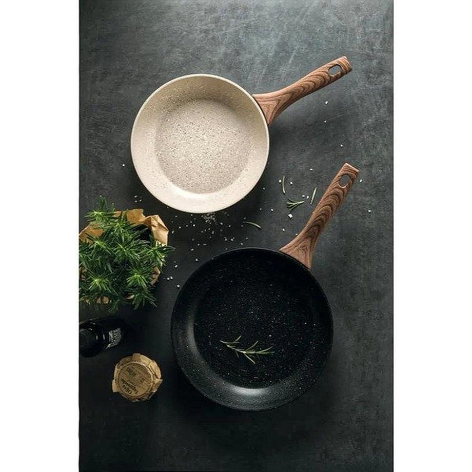 Sambonet  Padella Sambonet Rock 'n' Rose creme - ø 20 cm - Rivestimento antiaderente standard 