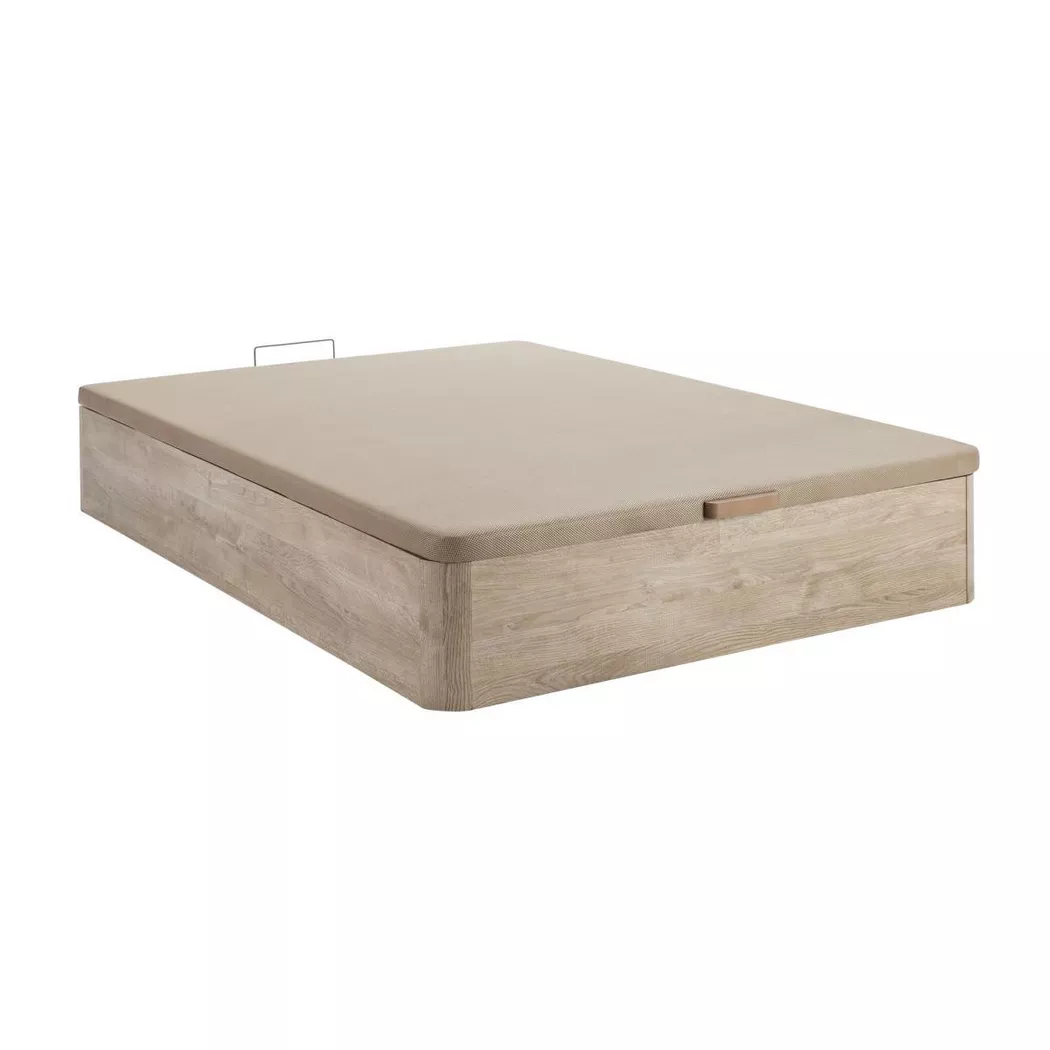 DREAMEA PLAY - Sommier coffre HESTIA de  Naturel clair, 160X200CM, Beige