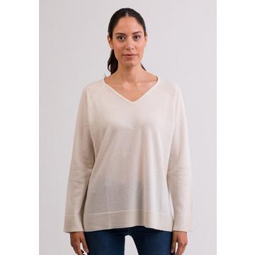 Pullover mit Seitenschlitzen