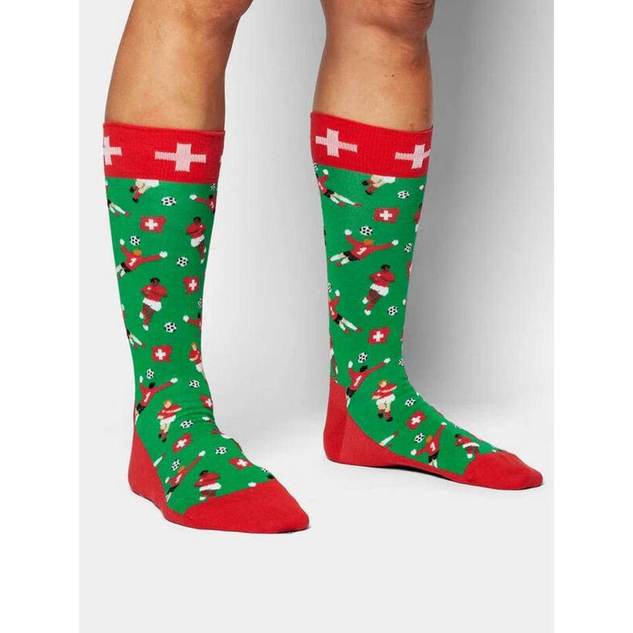 DillySocks Hopp Schwiiz Gemusterte Socken  