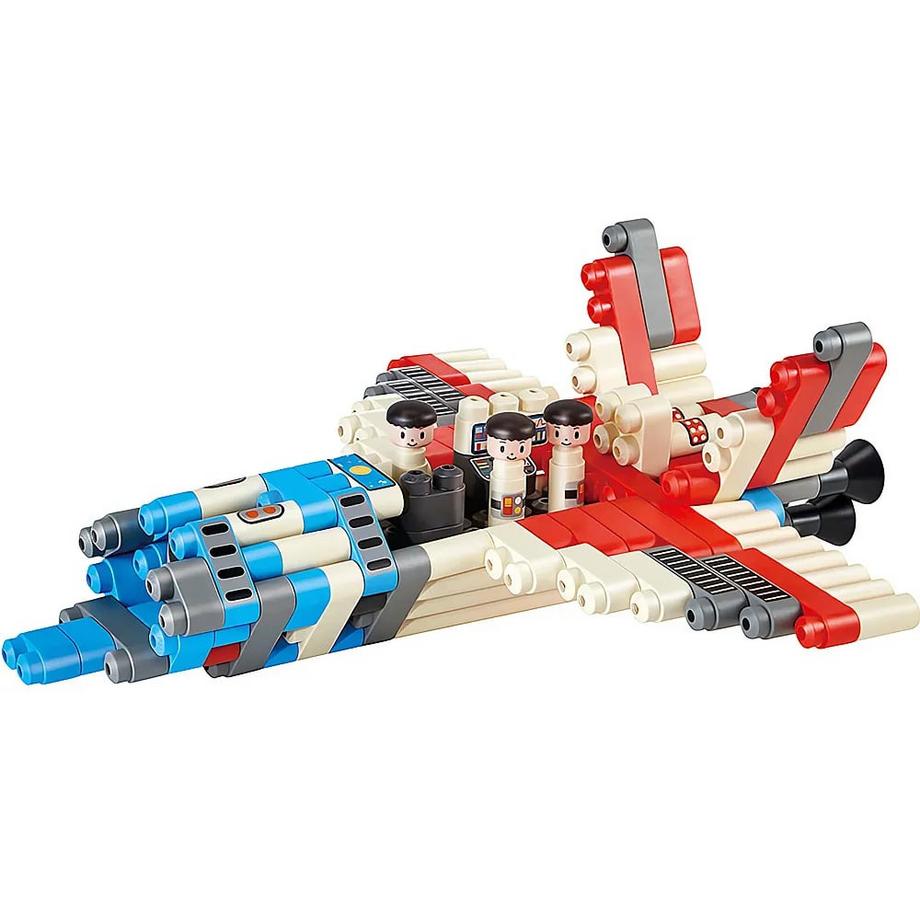 Hape  PolyM Abenteuer Mond-Rakete (138Teile) 