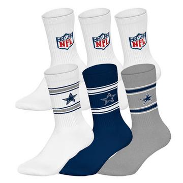 Socken  6er Pack Stretch-NFL 6Pack Crew Socks