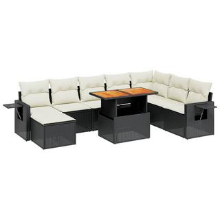 VidaXL set divano da giardino Polirattan  