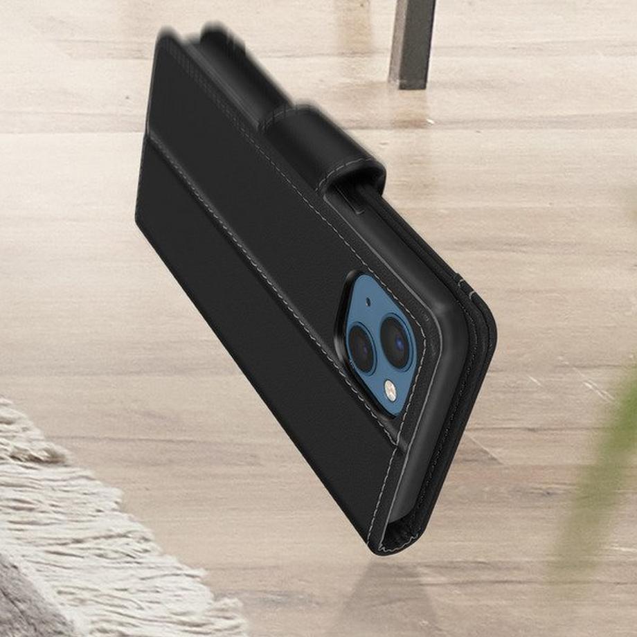 Avizar  Custodia Portafoglio iPhone 13 Mini Nera 