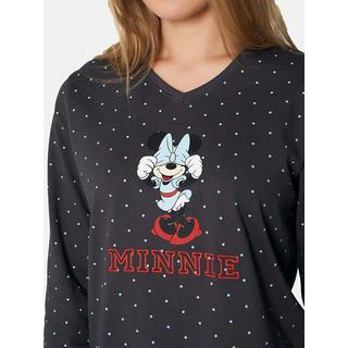 Admas  Pyjama Hausanzug Oberteil und Hose Minnie Shy Disney 