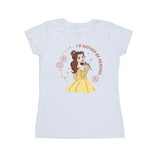 Disney  Tshirt BEAUTY AND THE BEAST I'D RATHER BE READING 