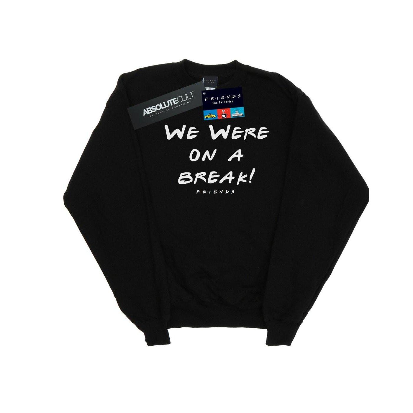Image of We Were On A Break Text Sweatshirt Damen Schwarz L