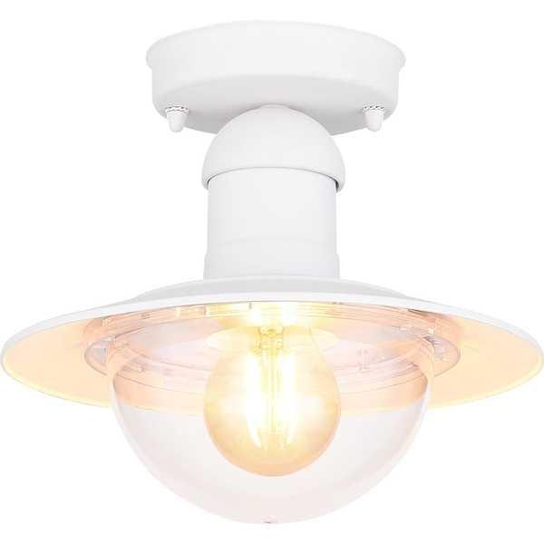 Image of Aussenleuchte Linda Aluminium Druckguss weiss 1xE27 LED Aussenleuchte Linda Aluminium Druckguss weiss 1xE27 LED