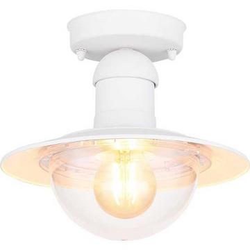 Lampada da esterno Linda in alluminio pressofuso bianco 1xE27 LED