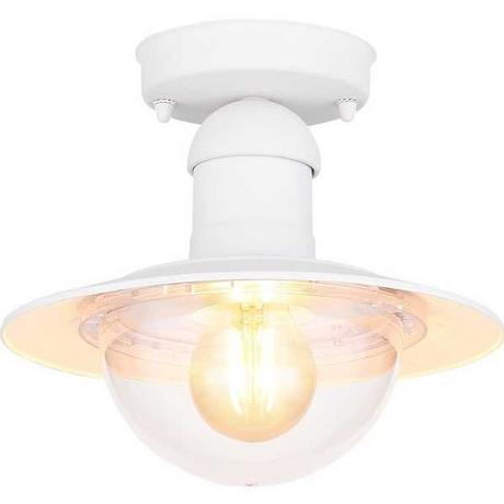 mutoni Lampe d'extérieur Linda aluminium moulé sous pression blanc 1xE27 LED  