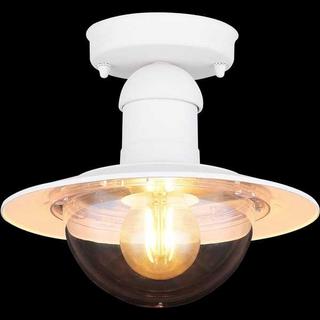 mutoni Lampada da esterno Linda in alluminio pressofuso bianco 1xE27 LED  