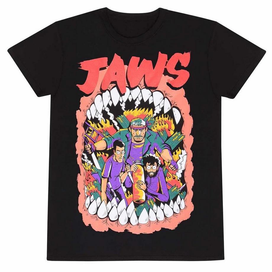 Jaws Stylised T-Shirt Imprimé Graphique  