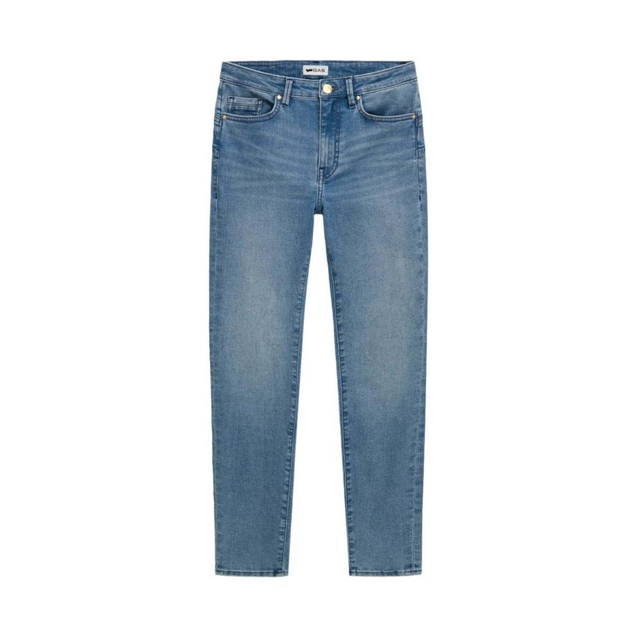 Gas Star Up Skinny Fit Jeans Lunghezza Caviglia  