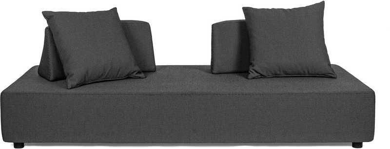 Image of Gartensofa Piper mit Kissen anthrazit Gartensofa Piper mit Kissen anthrazit