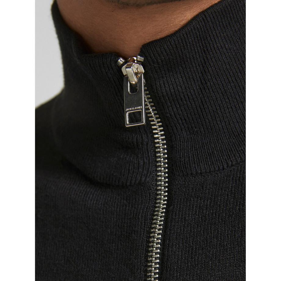 JACK & JONES Emil Strickpullover mit halbem Reissverschluss  