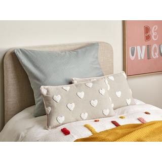 Beliani Coussin en Coton Moderne GAZANIA  