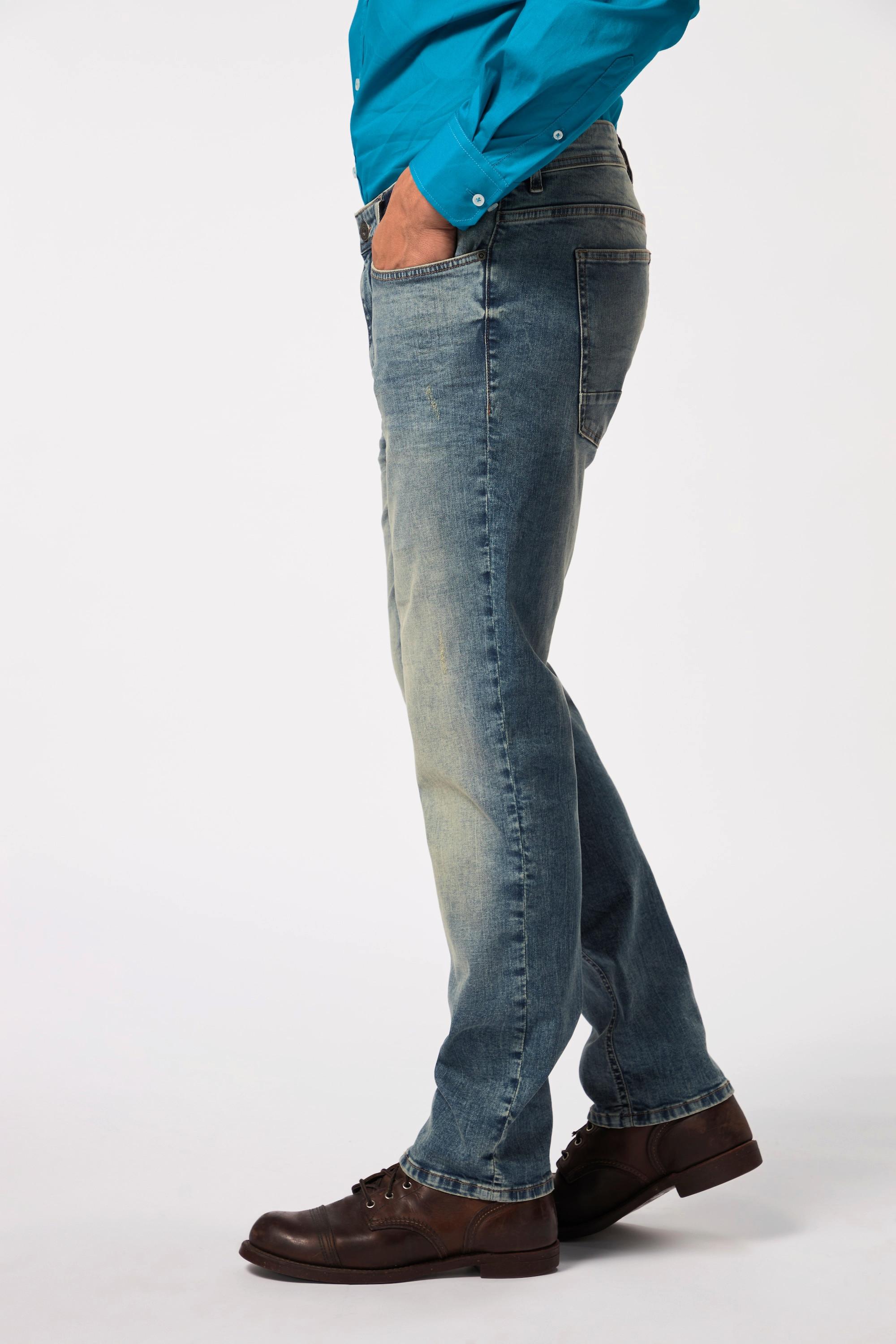 JP1880  Jean en denim FLEXNAMIC®. Coupe Straight Fit ventre confort 5 poches - jusqu'au 38/74 