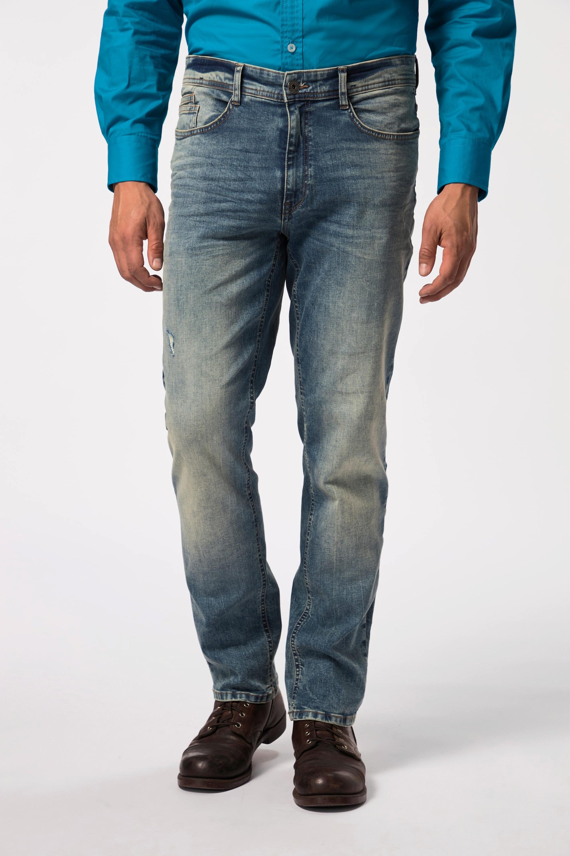 JP1880  Jean en denim FLEXNAMIC®. Coupe Straight Fit ventre confort 5 poches - jusqu'au 38/74 