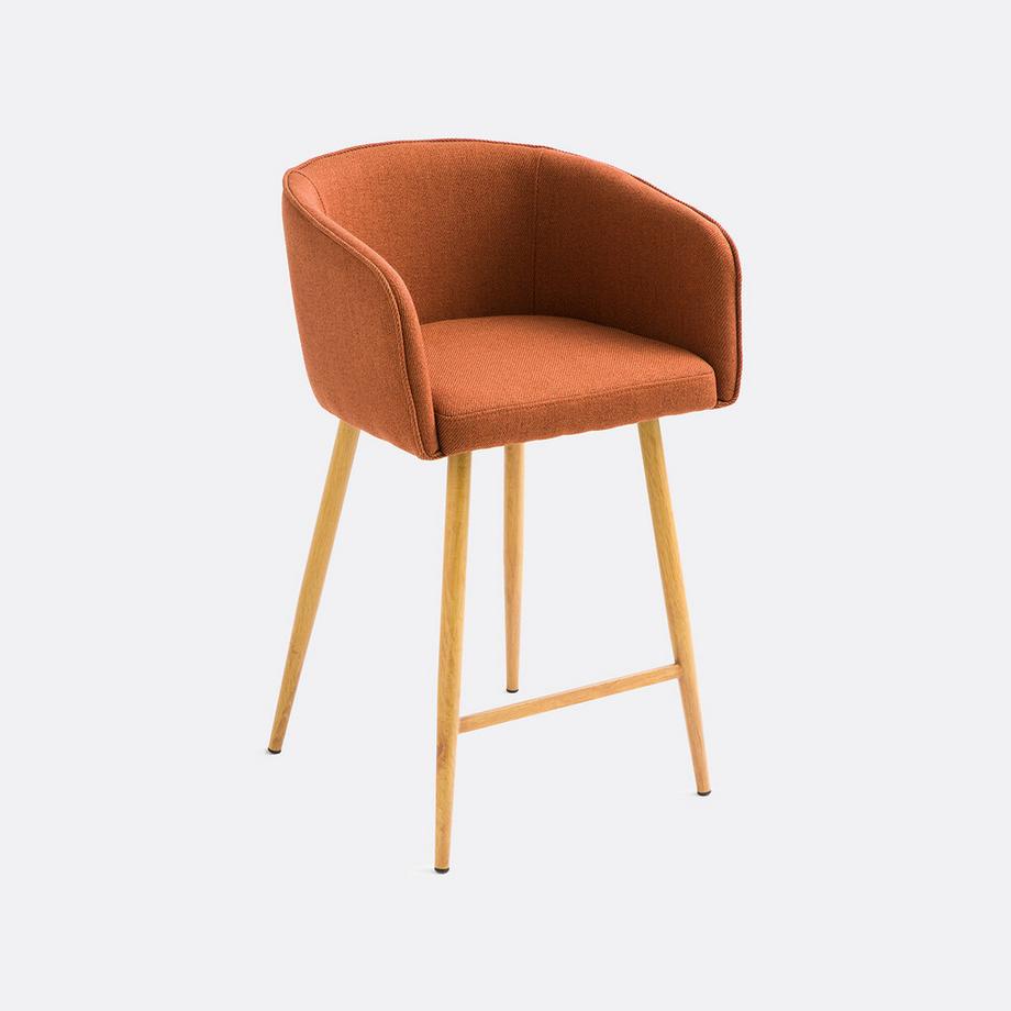 La Redoute Intérieurs Lot de 2 fauteuils de bar H64 cm  