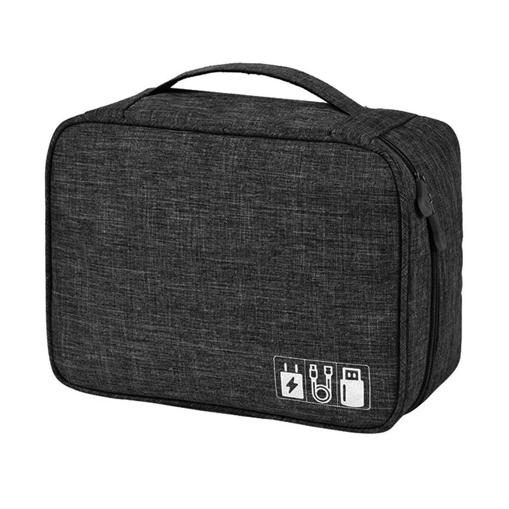 Only-bags.store - Elektronik-Tasche - Elektronik-Zubehör-Organizer - Universal-Reisekabel-Organizer-Tasche, 11, Schwarz