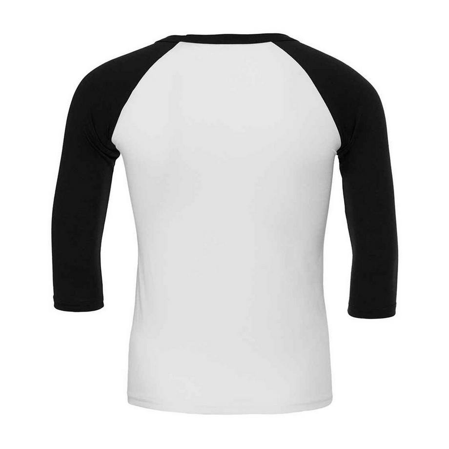 Bella + Canvas T-Shirt Baseball Manches 3/4  