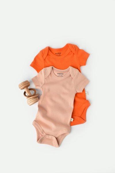 BabyCosy Organic  Body, manches courtes, 2 Pack 