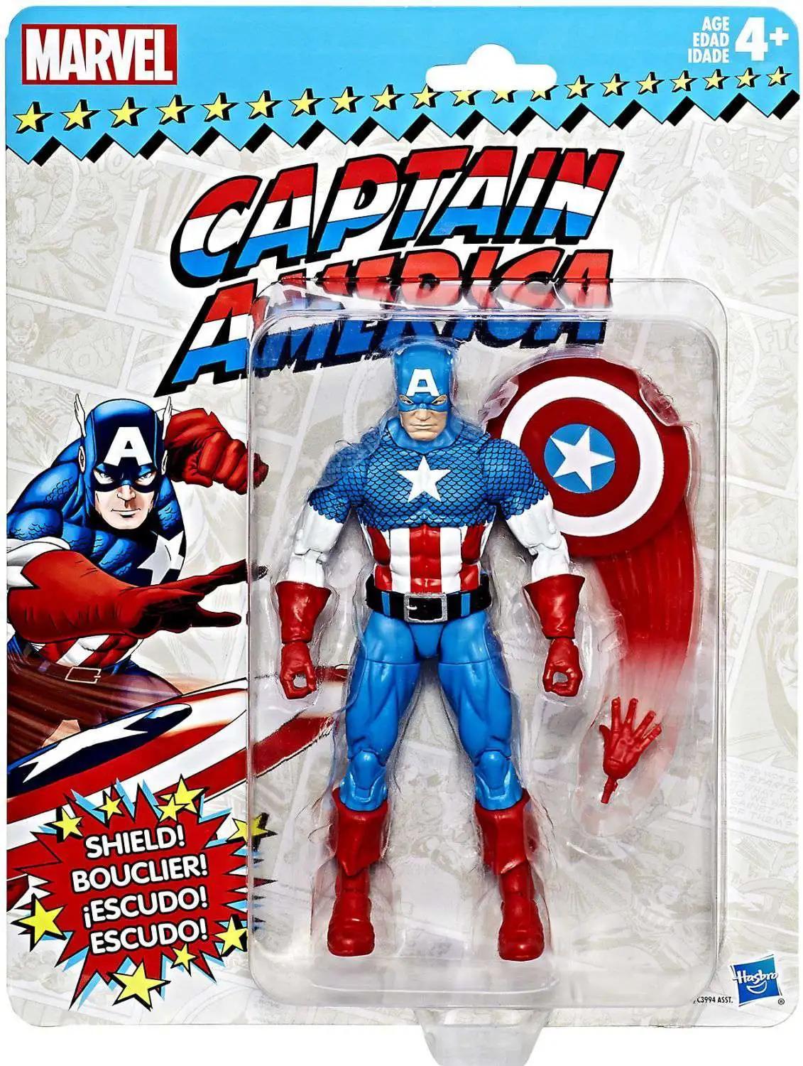 Hasbro  Marvel Legends Retro Series 1 Captain America Action Figure 