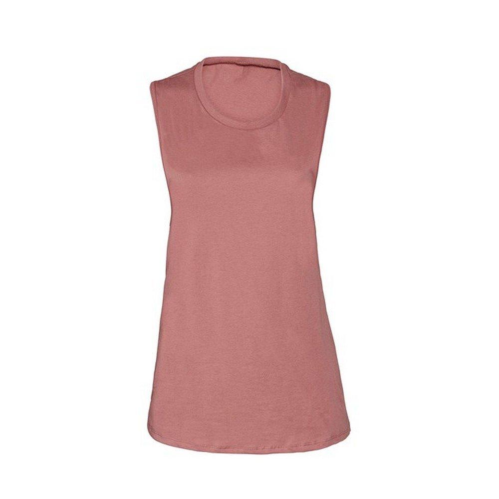 Image of Muscle Ärmelloses Oberteil Unisex Lila S