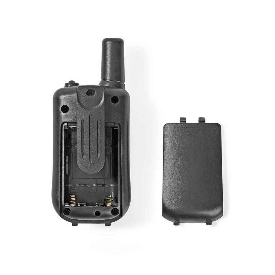 Nedis  Walkie-Talkie-Set | 2 Handeinheiten | Bis zu 5 km | Frequenzkanäle: 8 | PTT / Vox | Bis zu 2,5 Stunden | Schwarz 