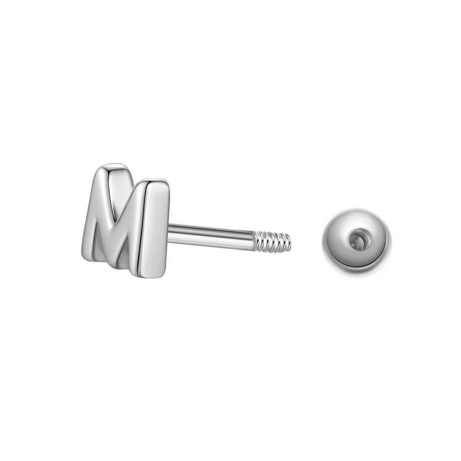 Glanzstücke München  Piercing Buchstabe M 