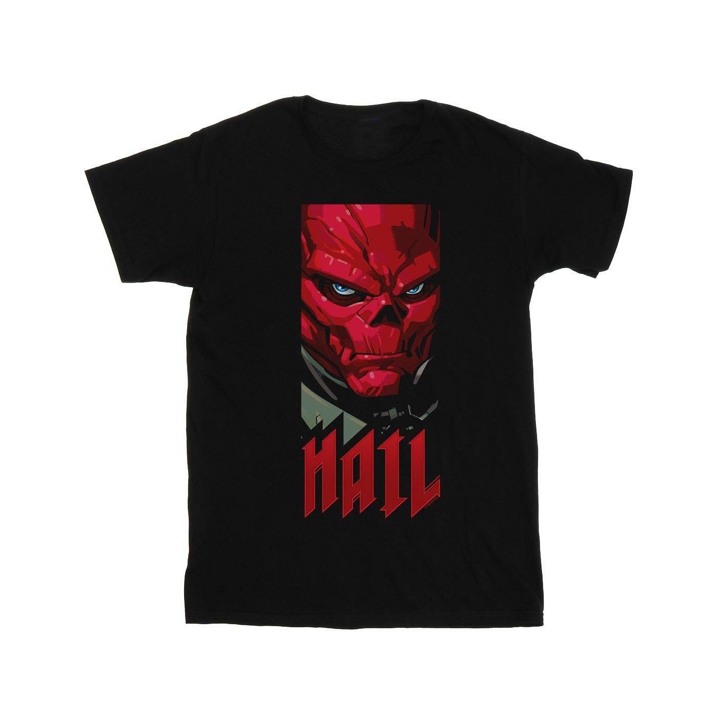Image of Avengers Hail Red Skull Tshirt Damen Schwarz 5XL
