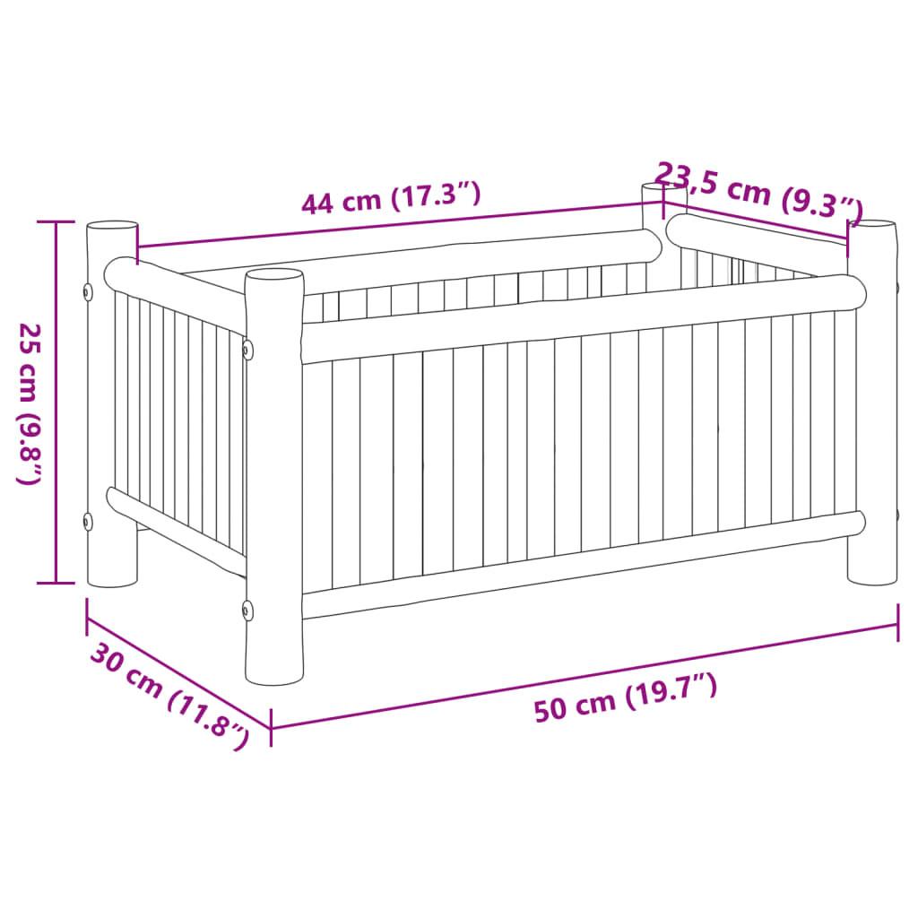 VidaXL Jardinière bambou  