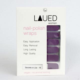 LAUED  films à ongles végétaliens solid purple Secrets In Lila 