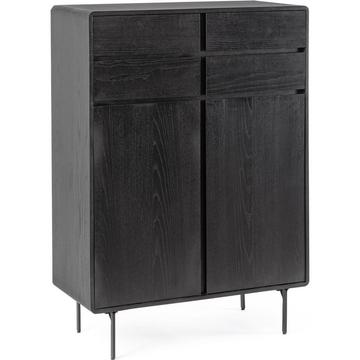 Commode Widald noir 90x40x130