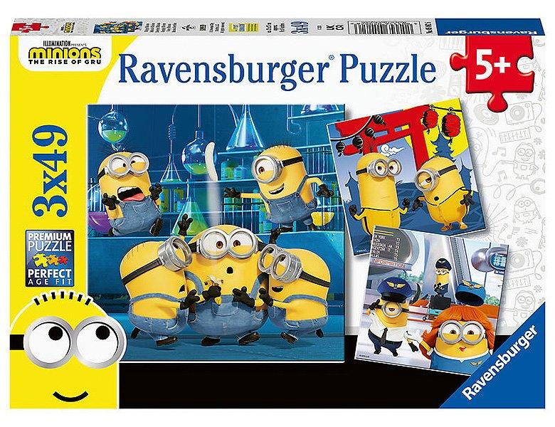 Ravensburger  Puzzle Witzige Minions (3x49) 